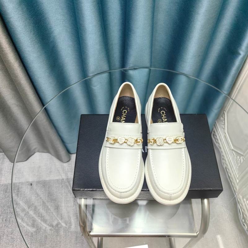 Ch*el leather shoes
